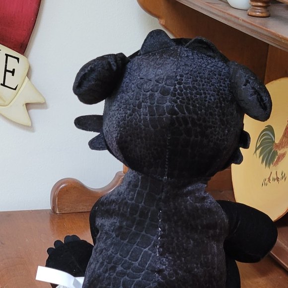 build a bear toothless plush stuffed black how to train your dragon - Picture 3 of 6